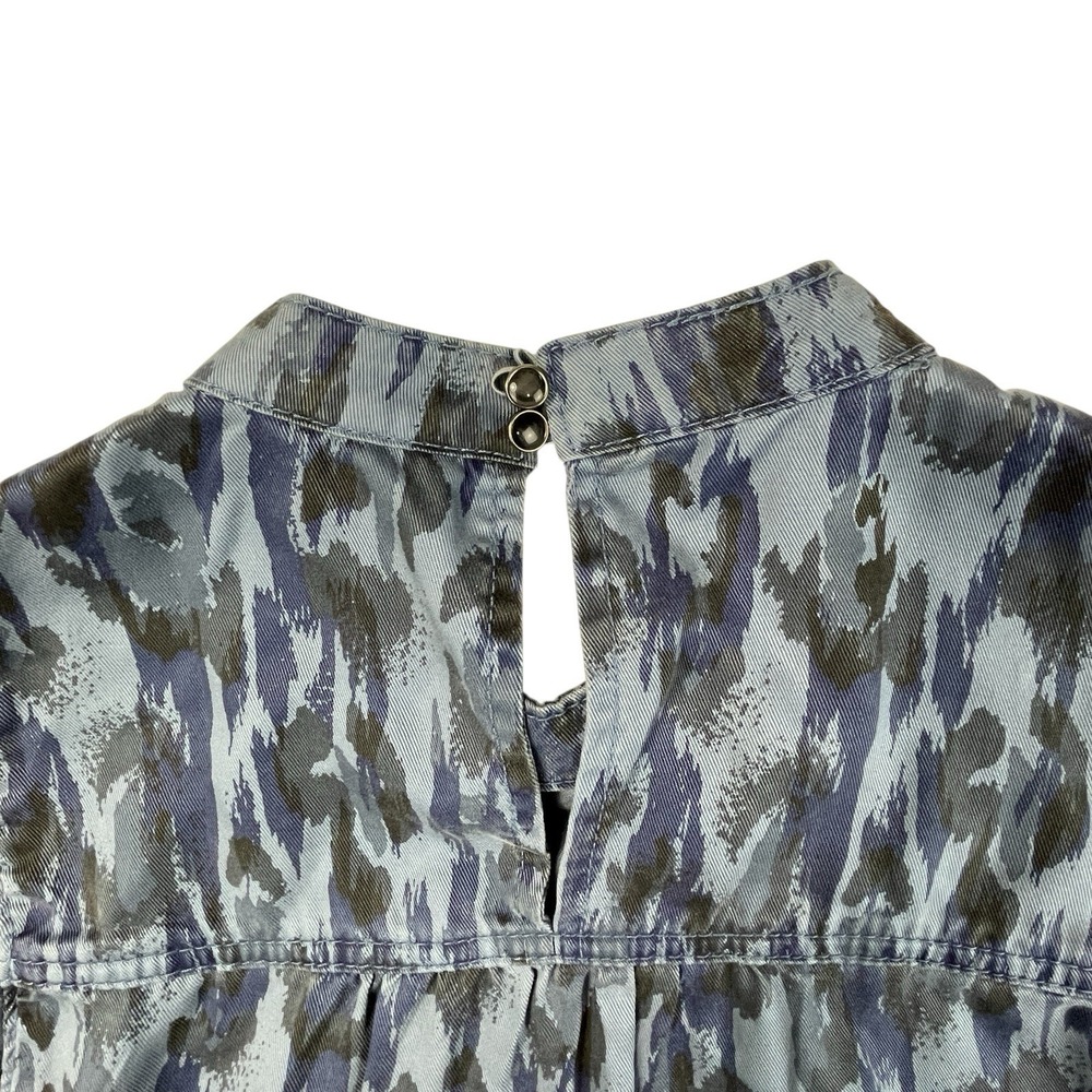 BY ANTHROPOLOGIE Jenee Tiered Leopard Print Dress Size Small Womens Casual - Picture 5 of 9